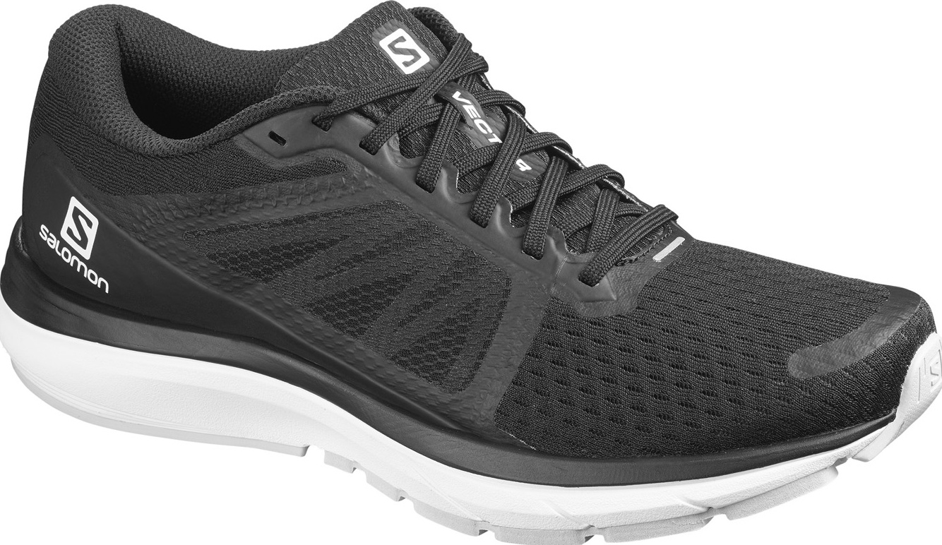 фото Кроссовки мужские salomon vectur black/white/lunar rock белые 9.5 uk