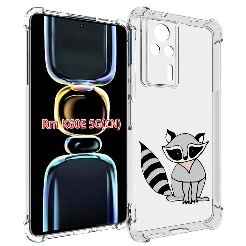 

Чехол MyPads Енотик для Xiaomi Redmi K60E, Tocco