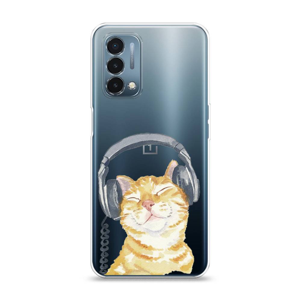 

Чехол Awog "Кот меломан" для OnePlus Nord N200 5G