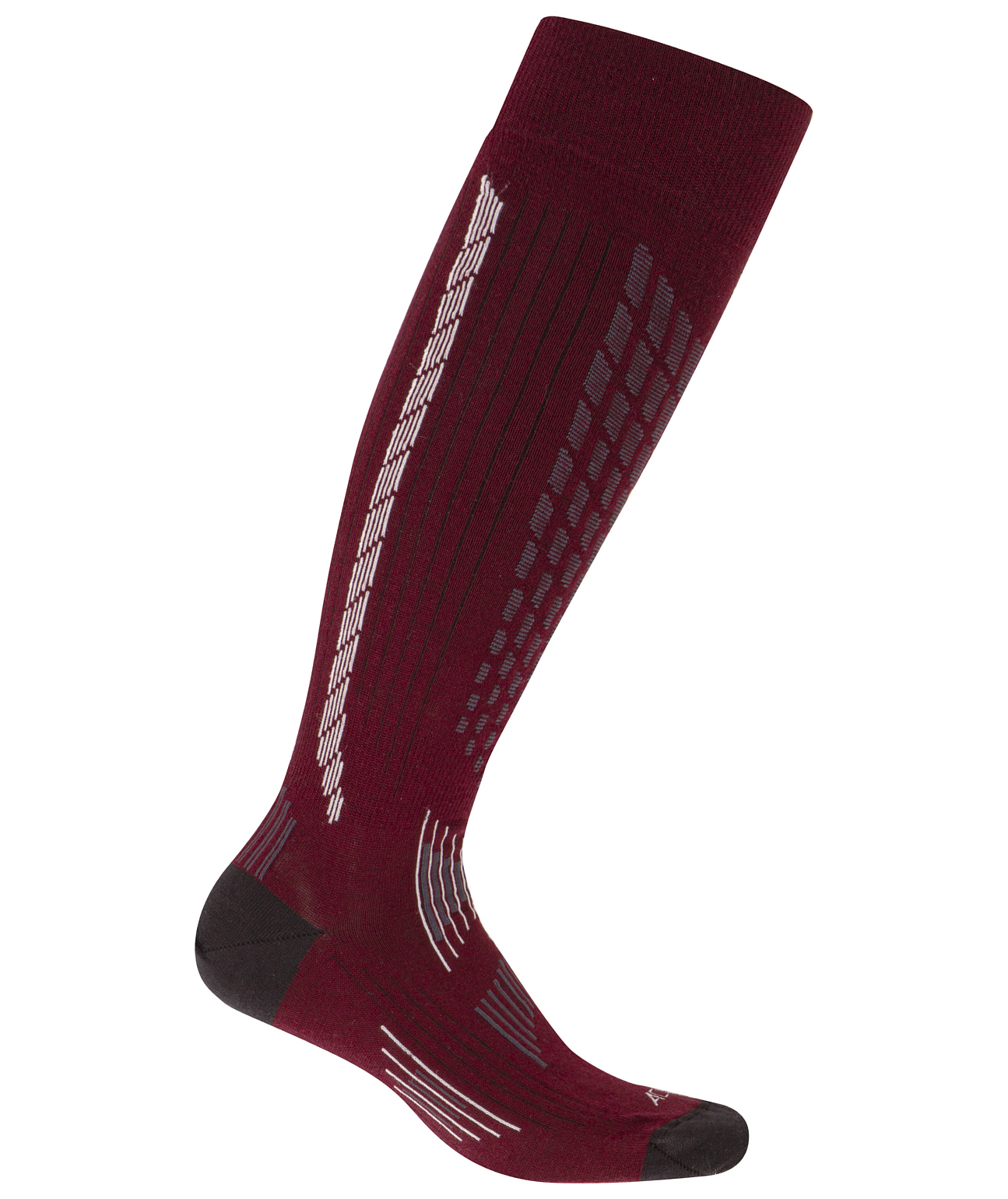 фото Гольфы accapi ski cashmere, burgundy/anthracite, 39-41 eu