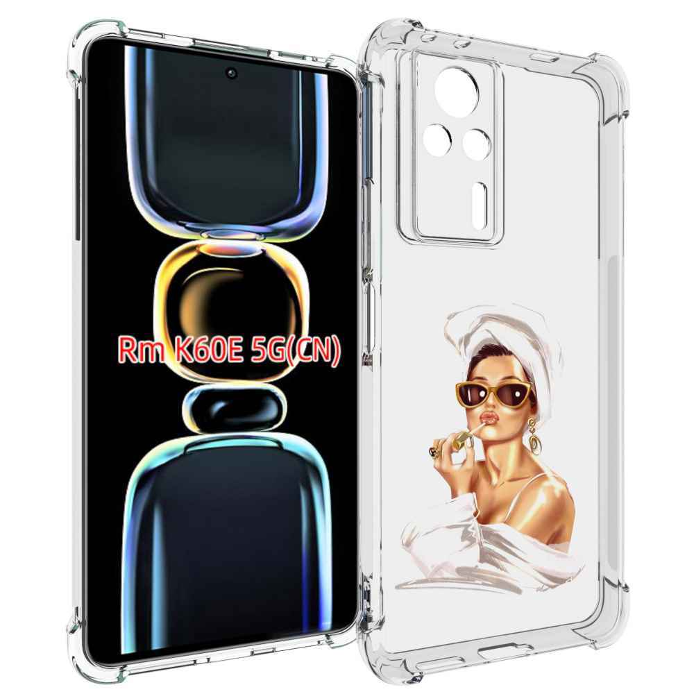 

Чехол MyPads Девушка-утром женский для Xiaomi Redmi K60E, Tocco