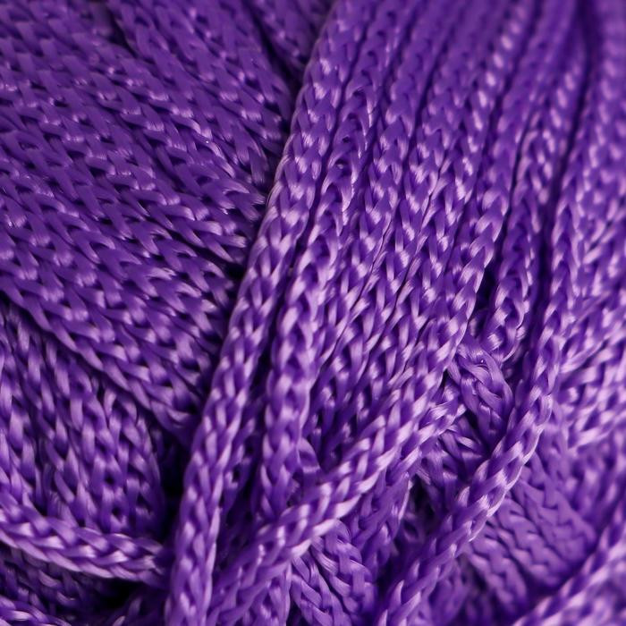 

Пряжа Macrame Макраме 100% полиэстер 130м/90гр (135 сирень), Фиолетовый, макраме
