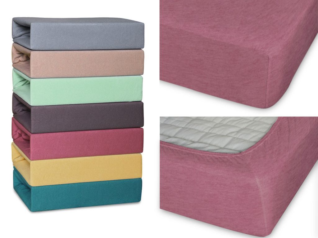 

Простыня на резинке "Cleo" трикотажная "Марсала меланж"; 180 х 200, серия Cleo трикотажные простыни 114