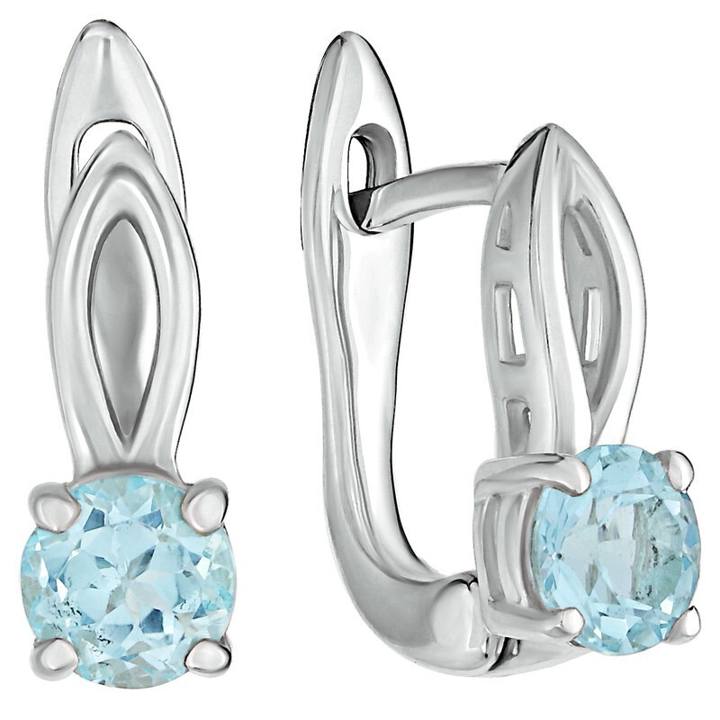 

Серьги из серебра с топазом LAZURIT-ONLINE 7721AG, 7721AG
