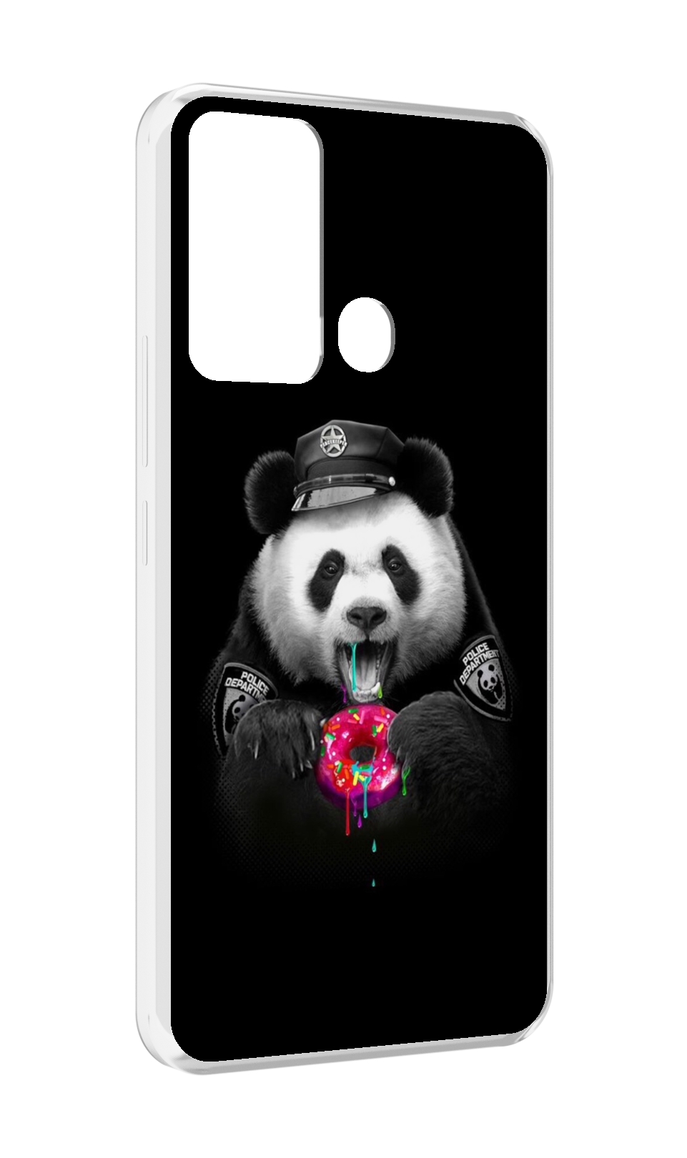 

Чехол MyPads Панда-с-пончиком для Infinix Hot 12i, Прозрачный, Tocco