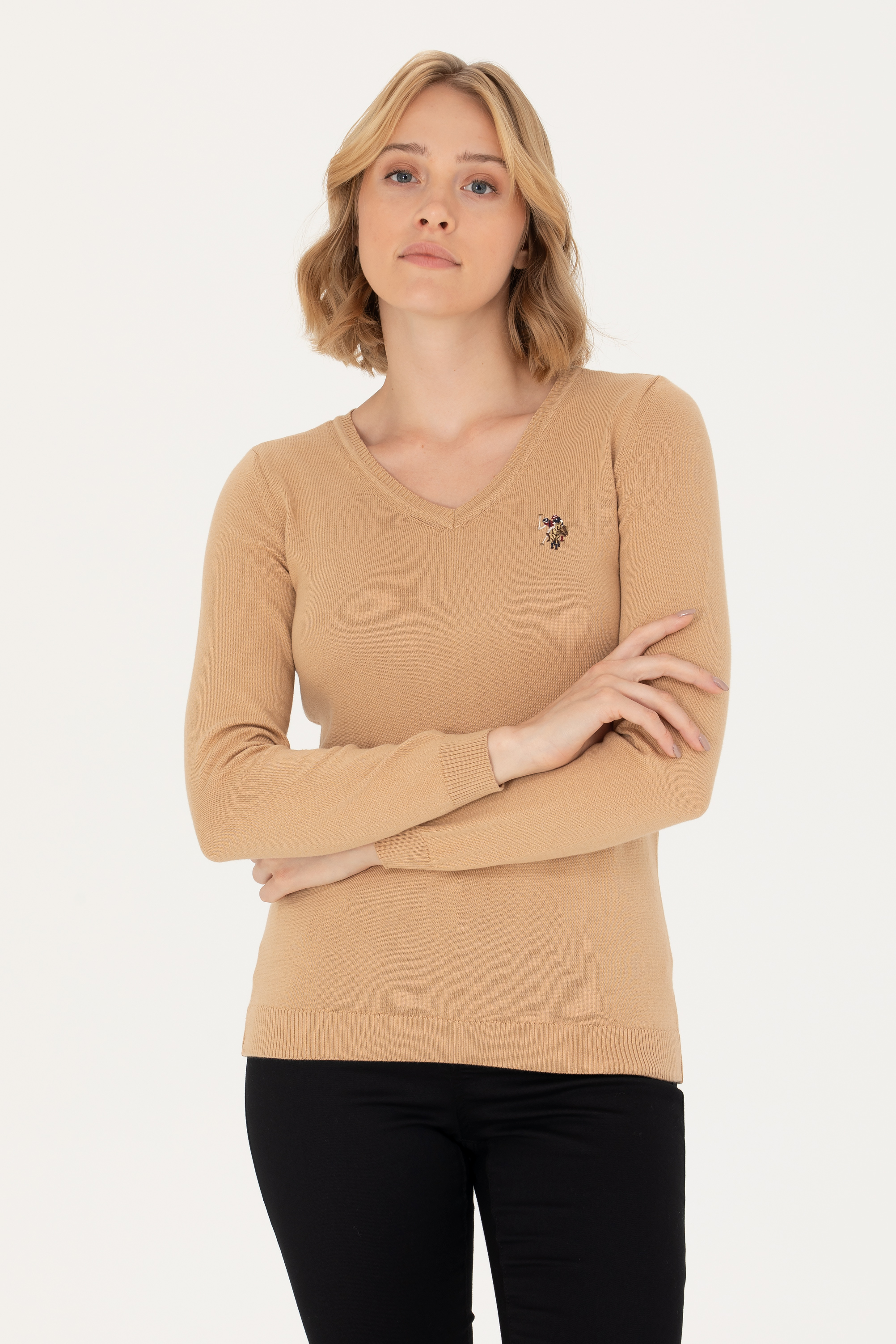 

Пуловер женский U.S. POLO Assn. G082SZ0TK0TD02-BSK23 бежевый M, G082SZ0TK0TD02-BSK23