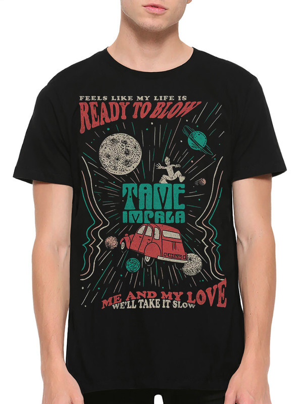 Футболка мужская Design Heroes Tame Impala черная 3XL
