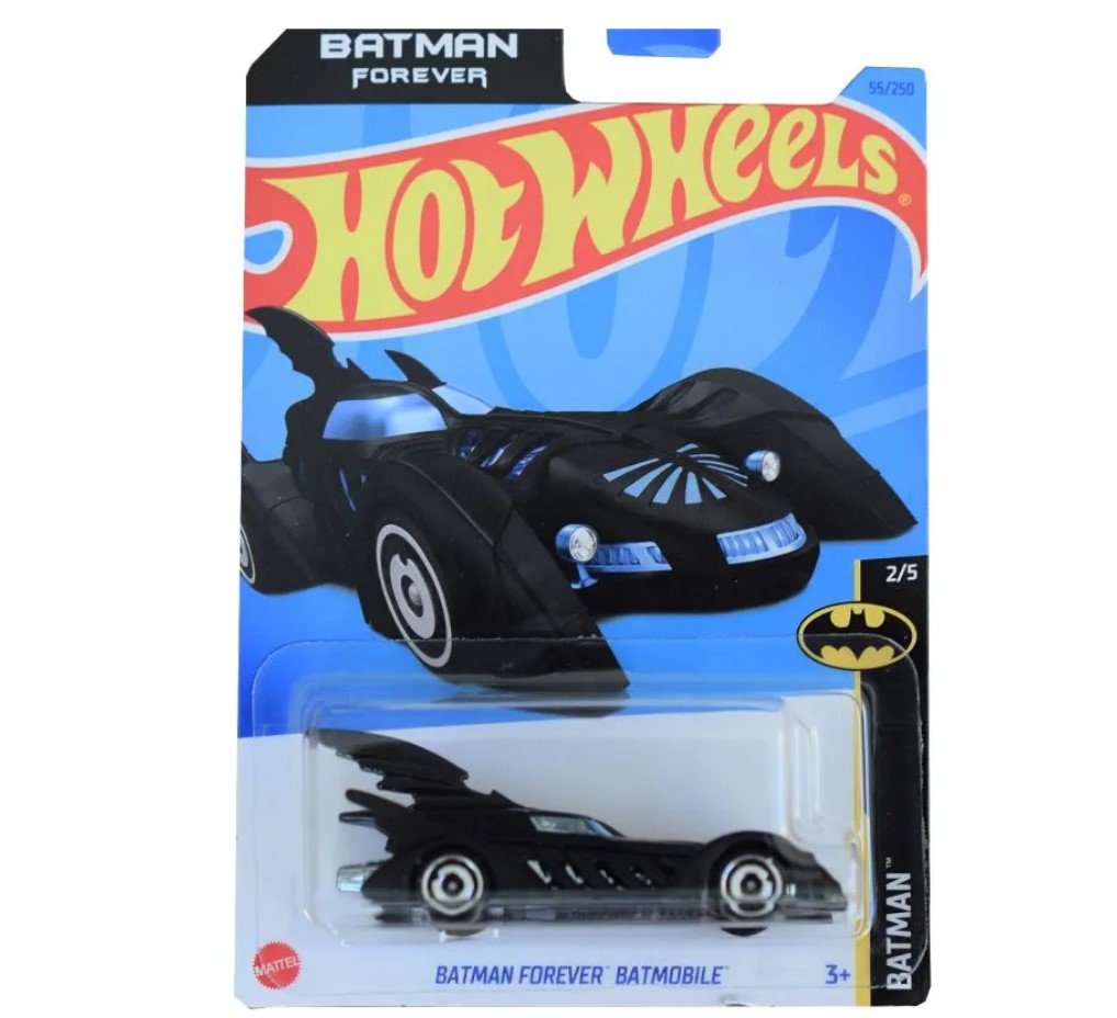 

Машинка Hot Wheels базовой коллекции BATMAN FOREVER BATMOBILE синяя 5785/HKG38, Черный, Hot Wheels Машинка базовой коллекции BATMAN FOREVER BATMOBILE синяя 5785/HKG38