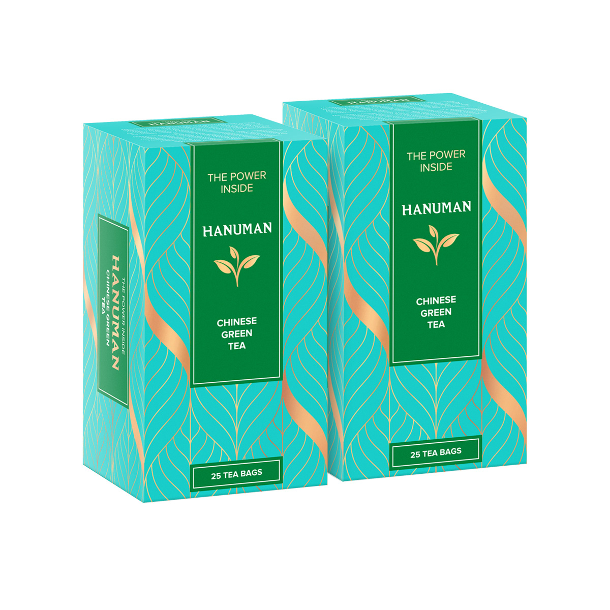 фото Чай зеленый hanuman chinese green tea, 2 уп по 25 пакетиков