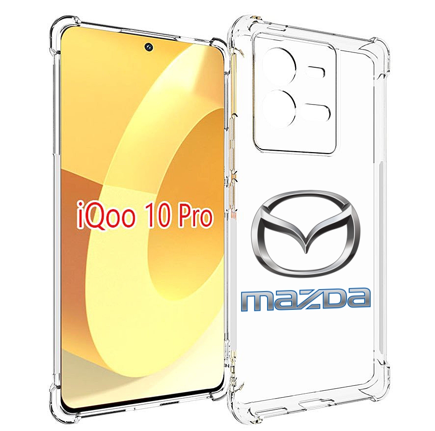 

Чехол MyPads mazda-4 мужской для Vivo iQOO 10 Pro, Прозрачный, Tocco