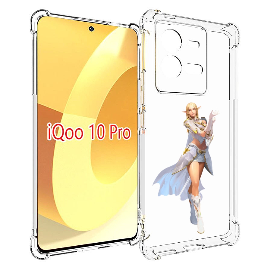 

Чехол MyPads lineage для Vivo iQOO 10 Pro, Прозрачный, Tocco