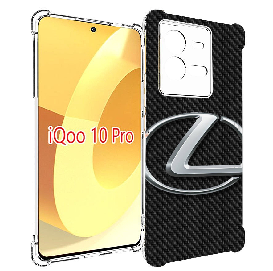 

Чехол MyPads lexus 3 для Vivo iQOO 10 Pro, Прозрачный, Tocco
