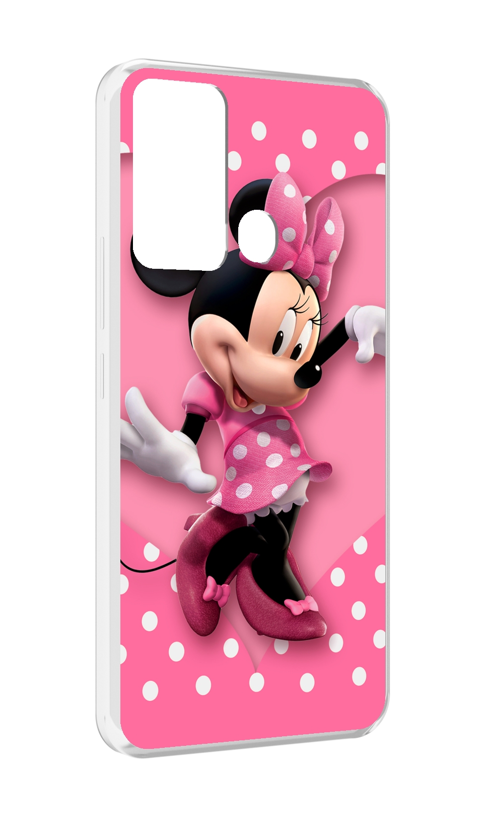 

Чехол MyPads Минни-Маус-в-сердце женский для Infinix Hot 12i, Прозрачный, Tocco