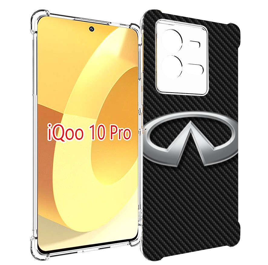 

Чехол MyPads infiniti-2 мужской для Vivo iQOO 10 Pro, Прозрачный, Tocco