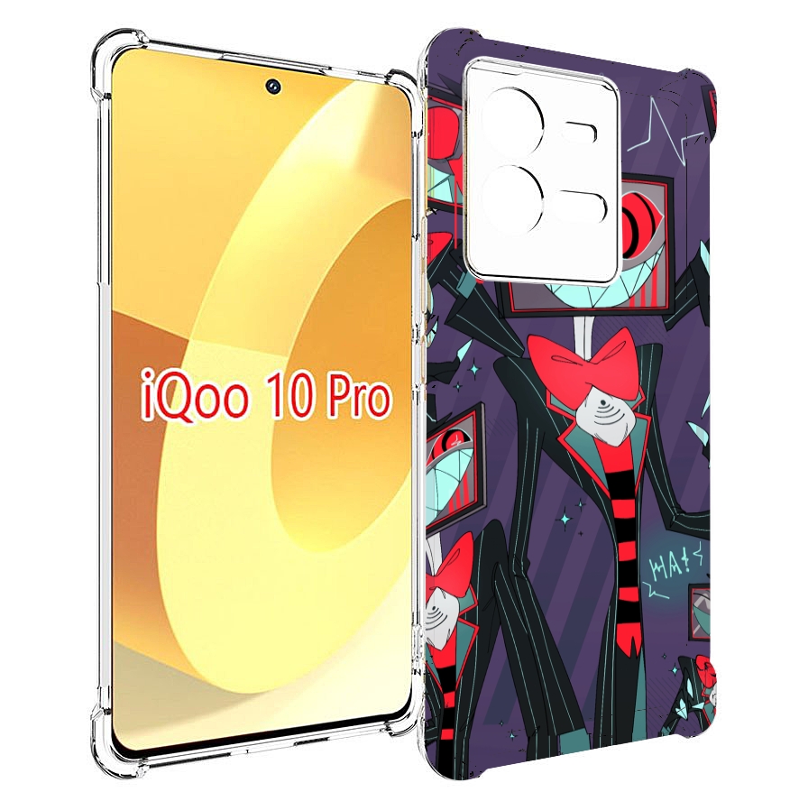 

Чехол MyPads hazbin hotel для Vivo iQOO 10 Pro, Прозрачный, Tocco