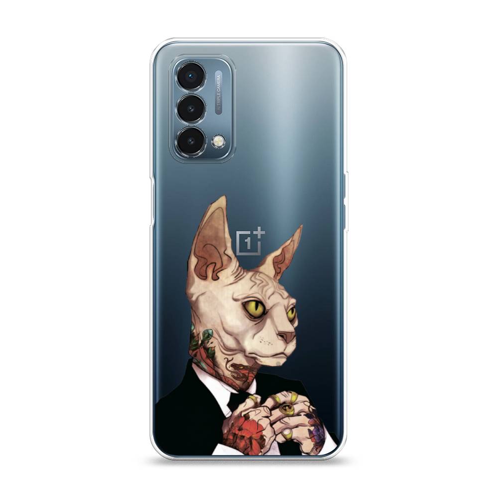 

Чехол Awog на OnePlus Nord N200 5G / ВанПлас Nord N200 5G "Татуированный сфинкс", Бежевый;черный;красный, 152250-7