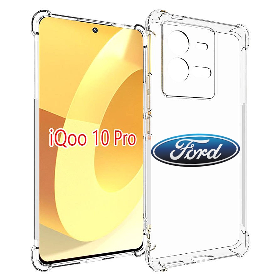 

Чехол MyPads ford-3 мужской для Vivo iQOO 10 Pro, Прозрачный, Tocco