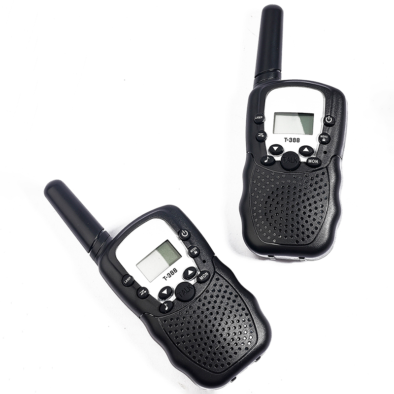 фото Набор 2-х портативных раций с двусторонней связью с жк-дисплеем детских, черные gk0006c walkie talkie