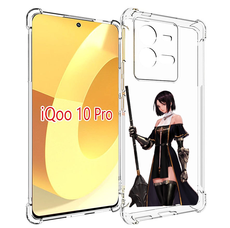 

Чехол MyPads dungeon-fighter для Vivo iQOO 10 Pro, Прозрачный, Tocco