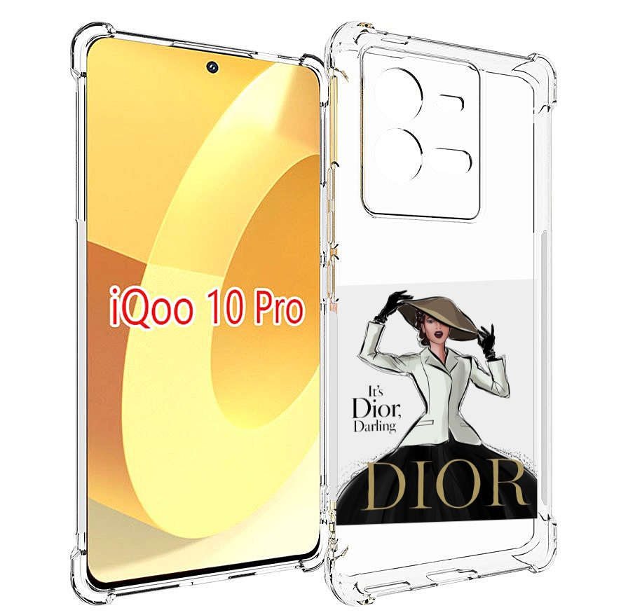 

Чехол MyPads drawings of sketches для Vivo iQOO 10 Pro, Прозрачный, Tocco