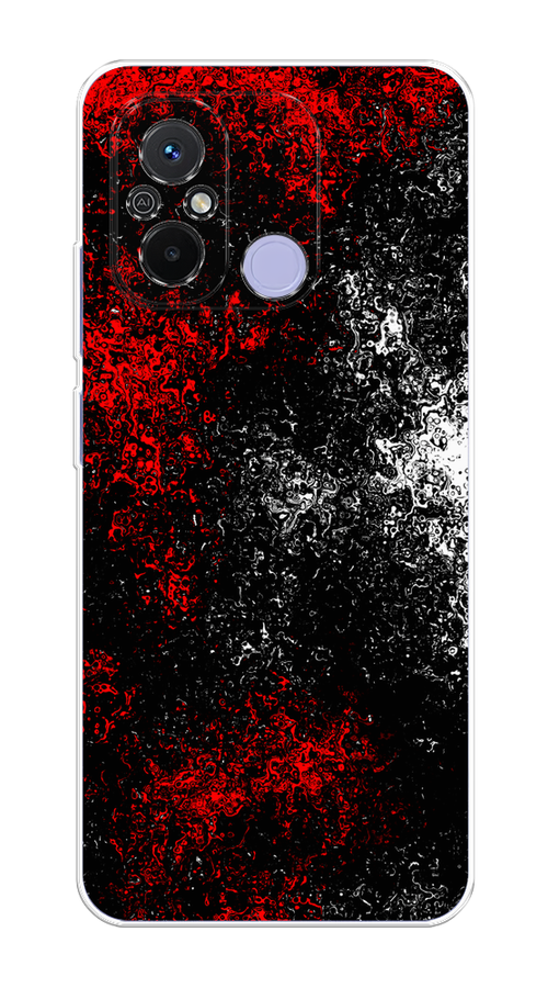 

Чехол на Redmi 12C "Монотипия", Красный;черный;белый, 317550-3