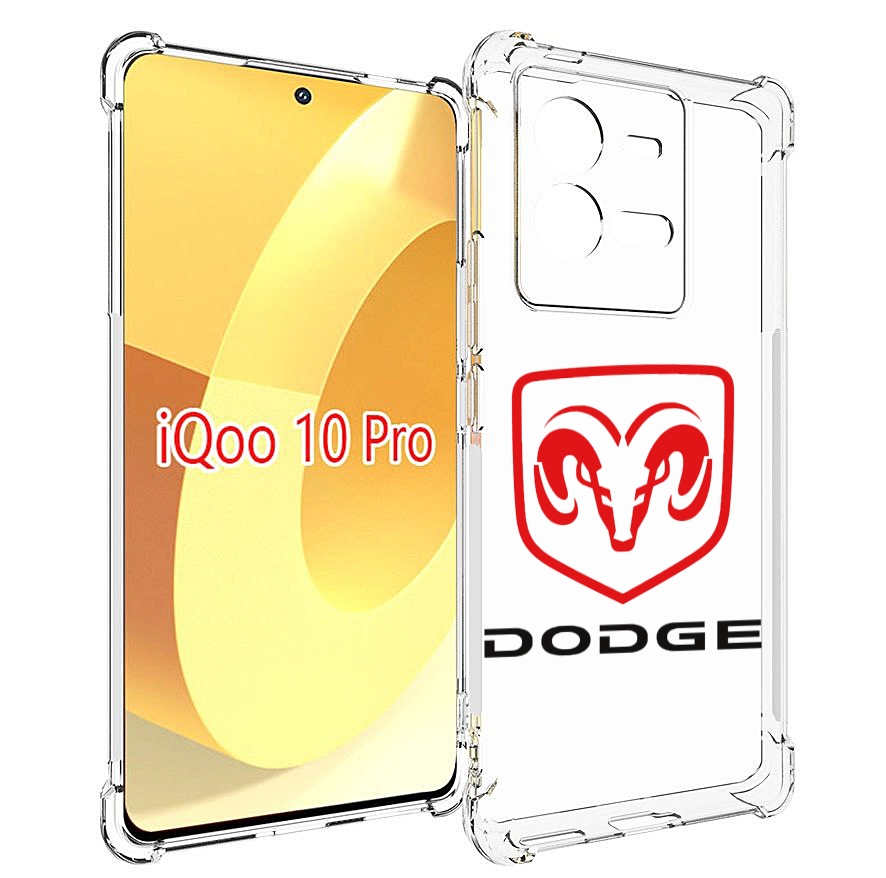 

Чехол MyPads dodge-2 мужской для Vivo iQOO 10 Pro, Прозрачный, Tocco