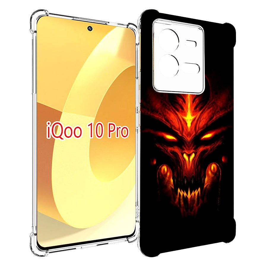 

Чехол MyPads diablo-3 для Vivo iQOO 10 Pro, Прозрачный, Tocco