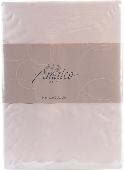

Пододеяльник Amalco Home 145x200 см тенсель на молнии пыльная роза