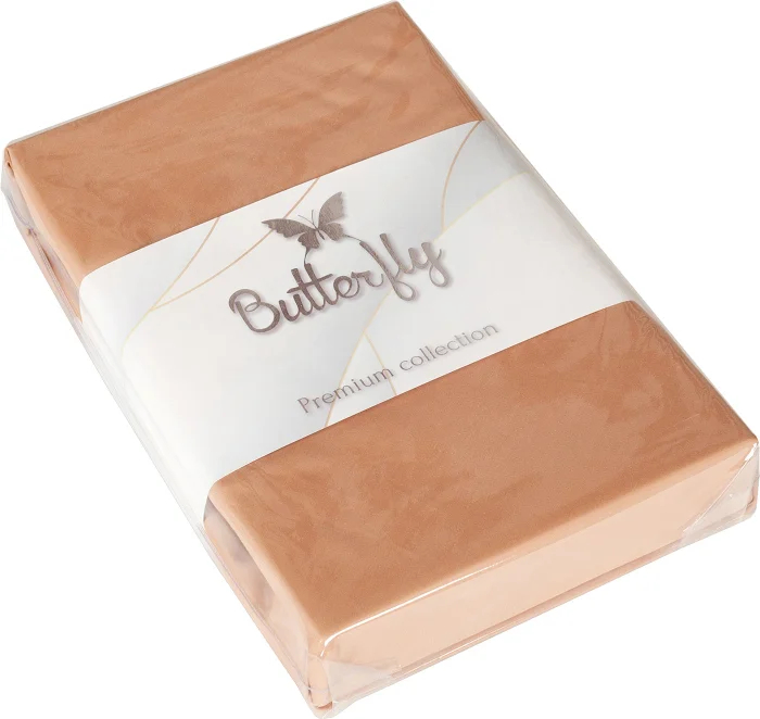

Наволочка Butterfly Premium collection 70x70 см сатин бежевая 2 шт, Бежевый