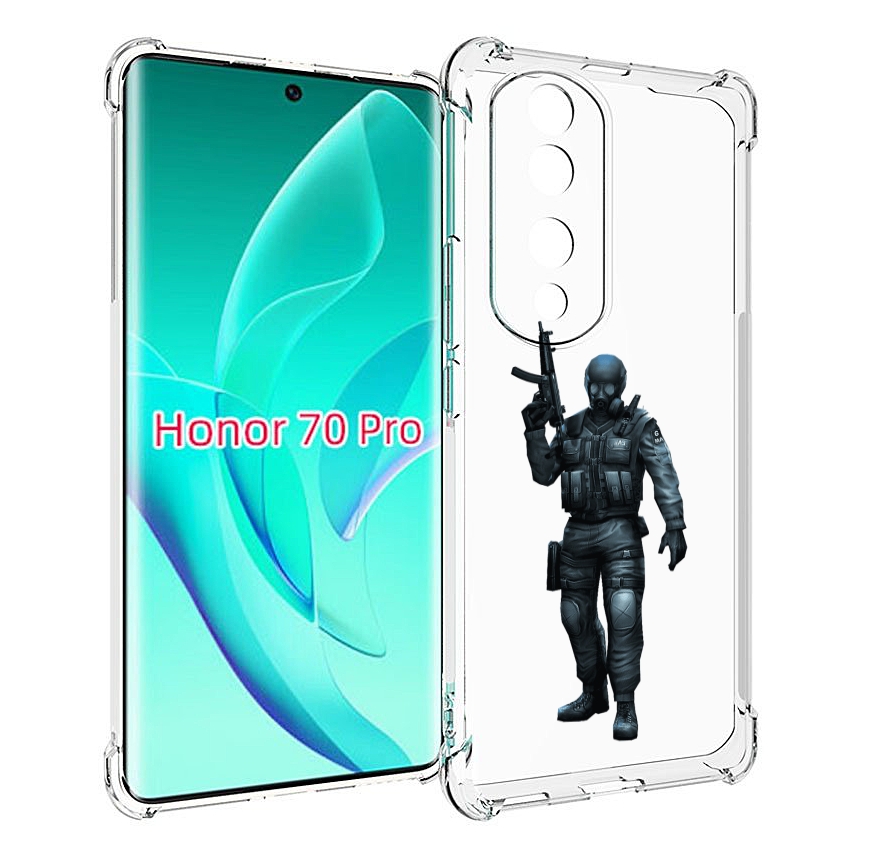 

Чехол MyPads crossfire для Honor 70 Pro / 70 Pro Plus, Прозрачный, Tocco