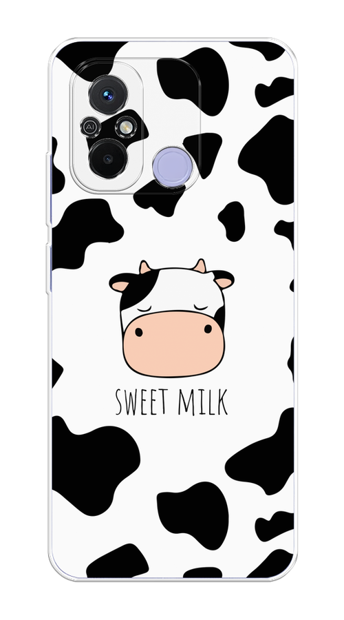 

Чехол на Redmi 12C "Sweet milk", Розовый;белый;черный, 317550-1