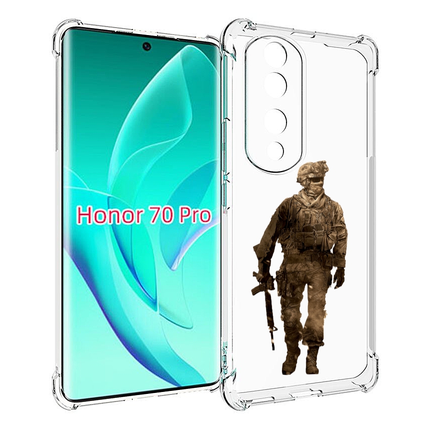 

Чехол MyPads call-of-duty мужской для Honor 70 Pro / 70 Pro Plus, Прозрачный, Tocco