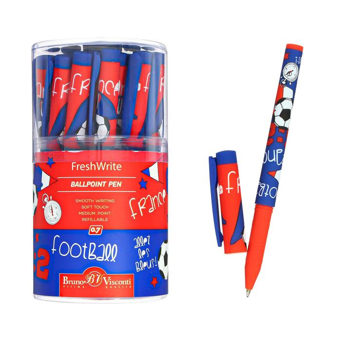 

Ручка шариковая FreshWrite "Футбол.Чемпионы.Франция", 0,7 мм, синие чернила (2 шт)