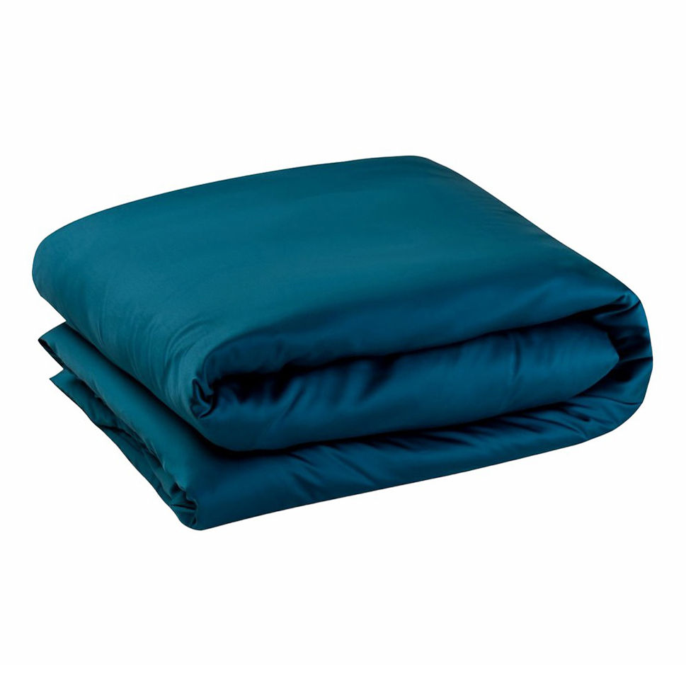 

Пододеяльник Amalco Home на молнии тенсель 175x200 см темно-синий