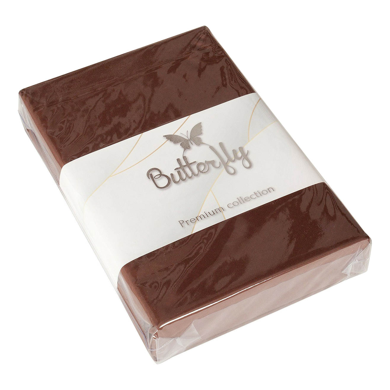 

Простыня Butterfly Premium collection 220x240 см сатин шоколадная, Коричневый