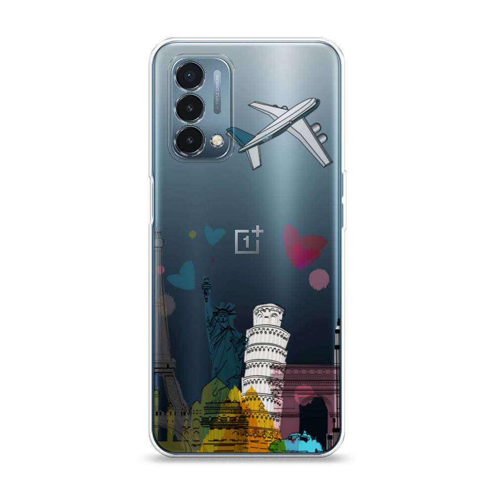 

Чехол Awog на OnePlus Nord N200 5G / ВанПлас Nord N200 5G "Самолет путешествий", Желтый, 152250-10