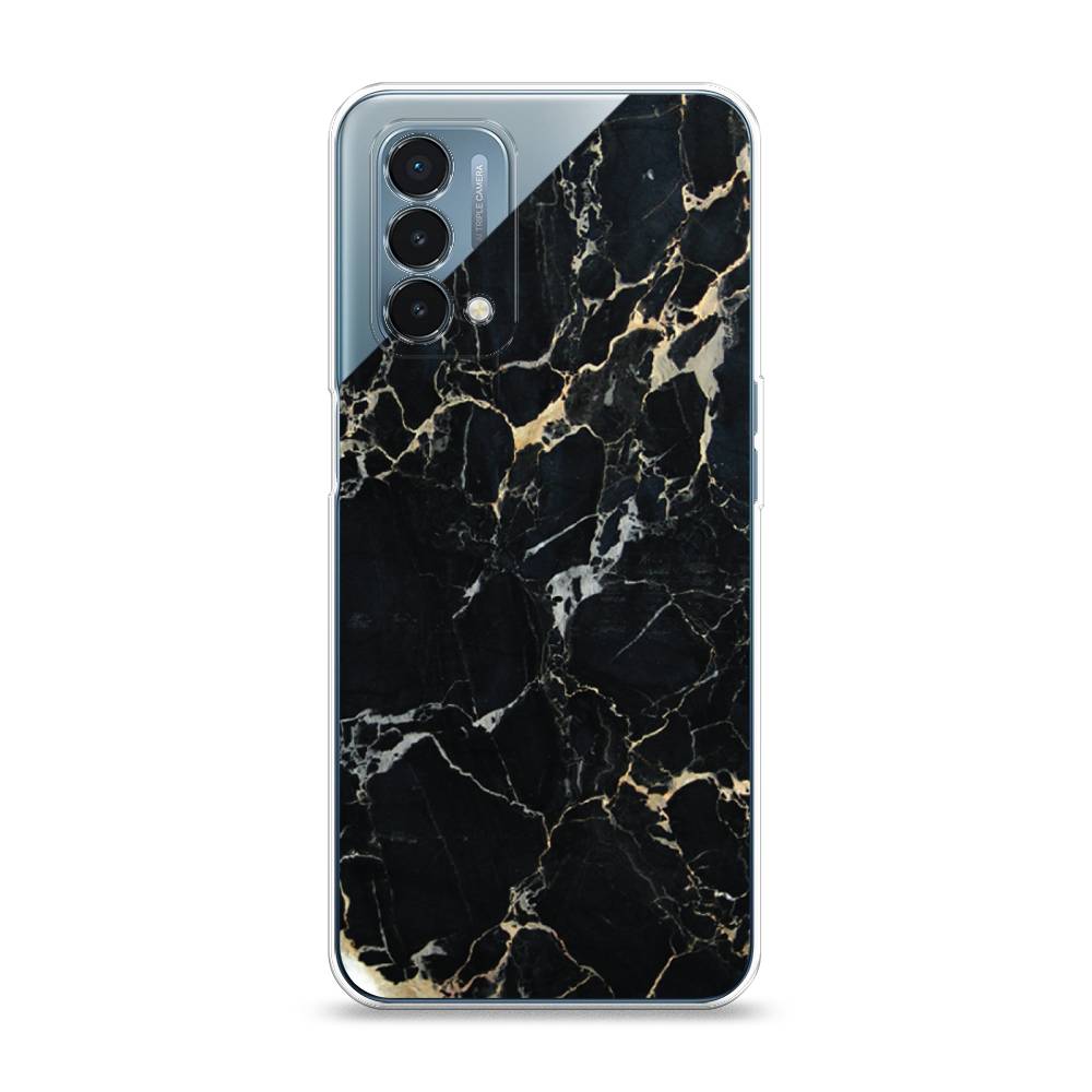 

Чехол Awog на OnePlus Nord N200 5G / ВанПлас Nord N200 5G "Черный мрамор уголок", Черный;золотистый, 152250-3