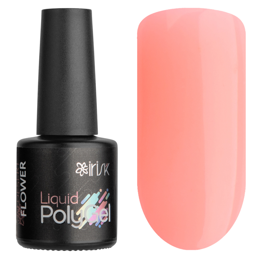 Жидкий полигель IRISK Liquid PolyGel, 10мл 23 Desert Flower полигель irisk 20 crystal clear 60 г