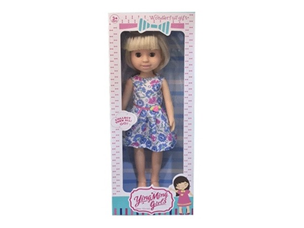 Кукла в платье, 35 см, YM17-6F