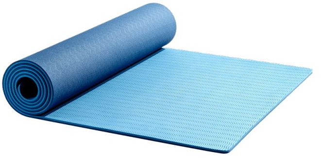 Коврик для йоги Yunmai Double-sided Yoga Mat Non-slip YMYG-T602, blue, 183 см, 6 мм
