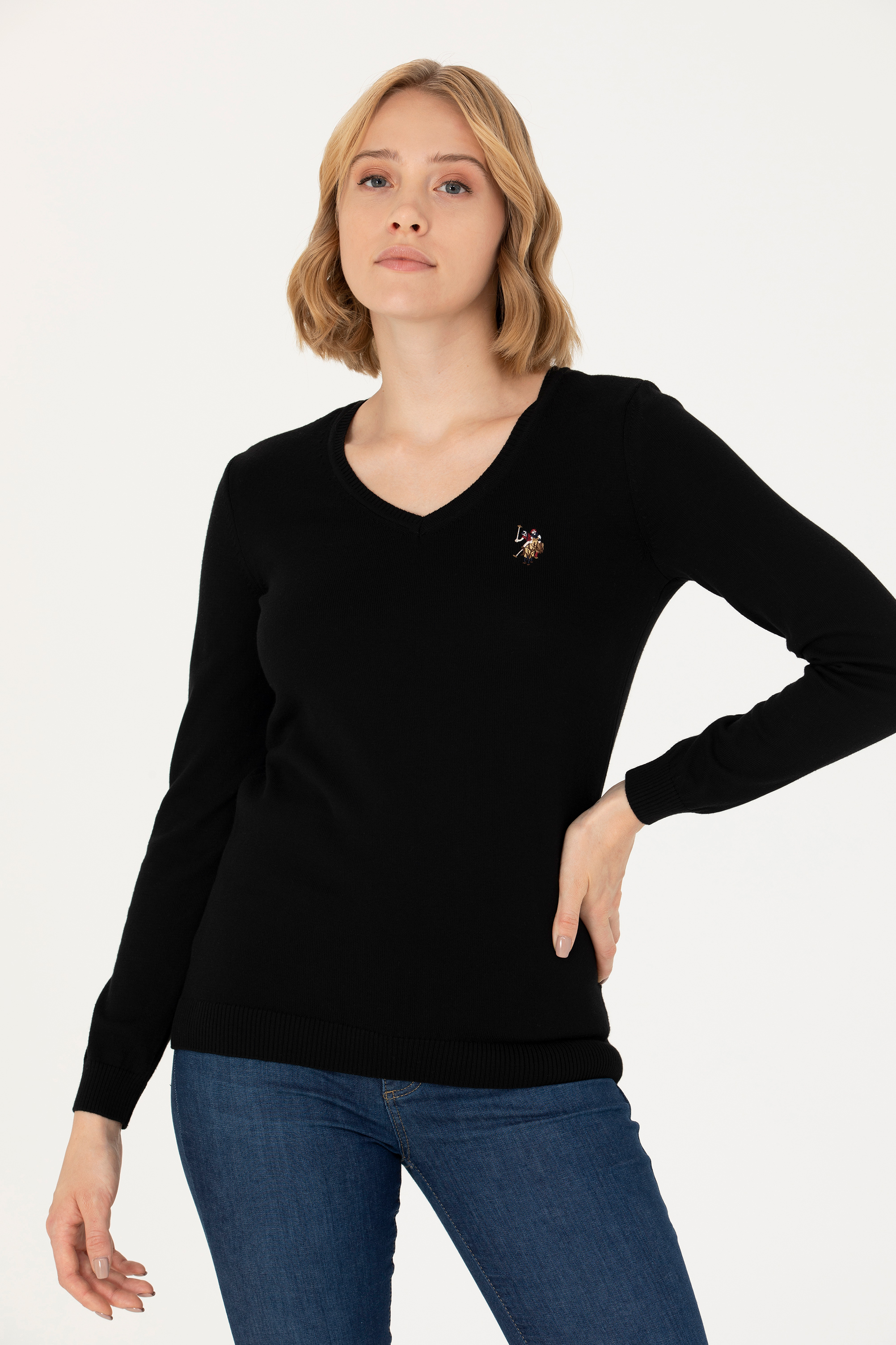 

Пуловер женский U.S. POLO Assn. G082SZ0TK0TD02-BSK23 черный L, G082SZ0TK0TD02-BSK23