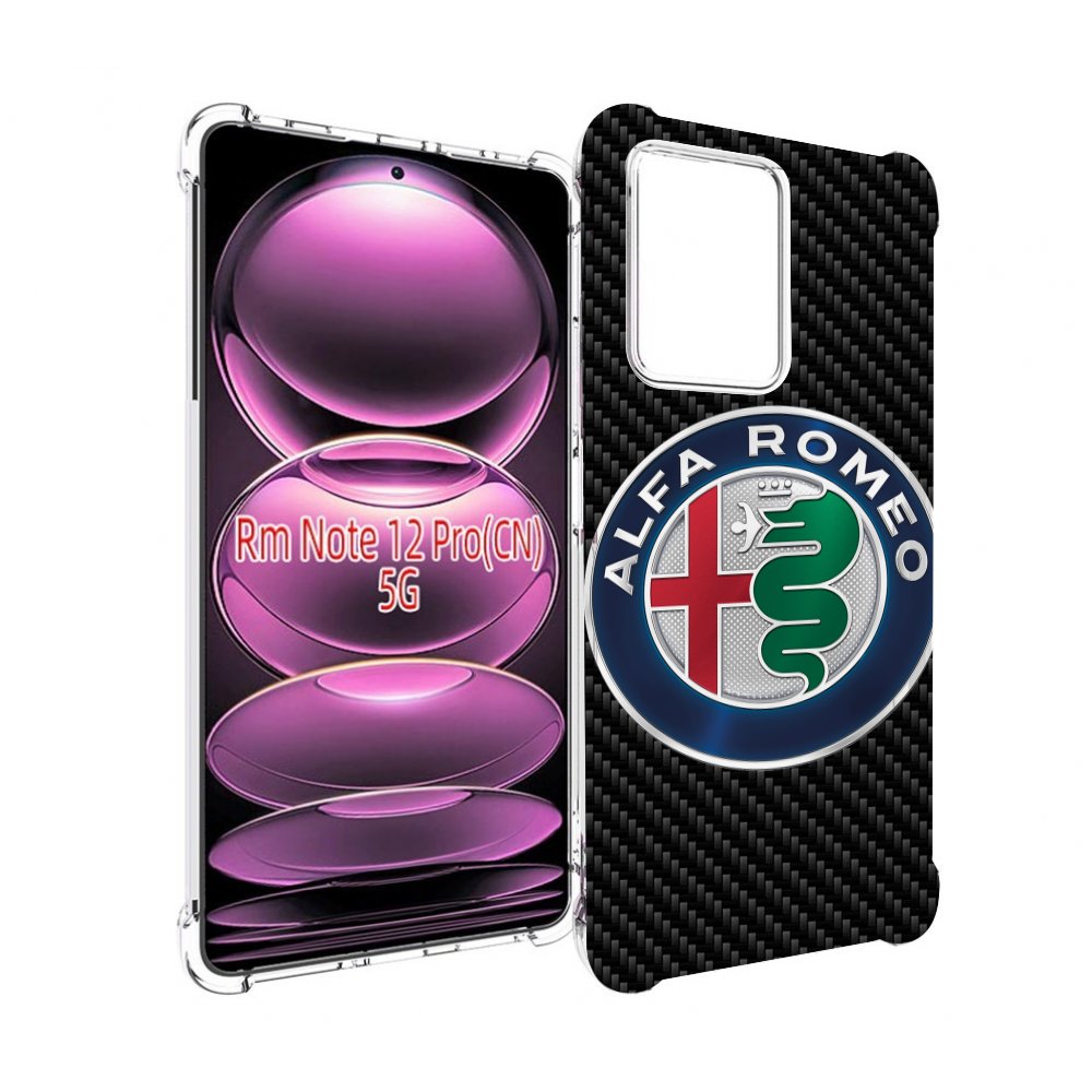 

Чехол MyPads альфа-ромео мужской для Xiaomi Redmi Note 12 Pro, Прозрачный, Tocco