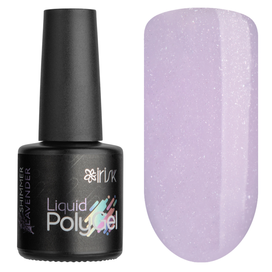 Жидкий полигель IRISK Liquid PolyGel, 10мл 08 Shimmer Lavender жидкий полигель irisk liquid polygel cloud pink 10мл
