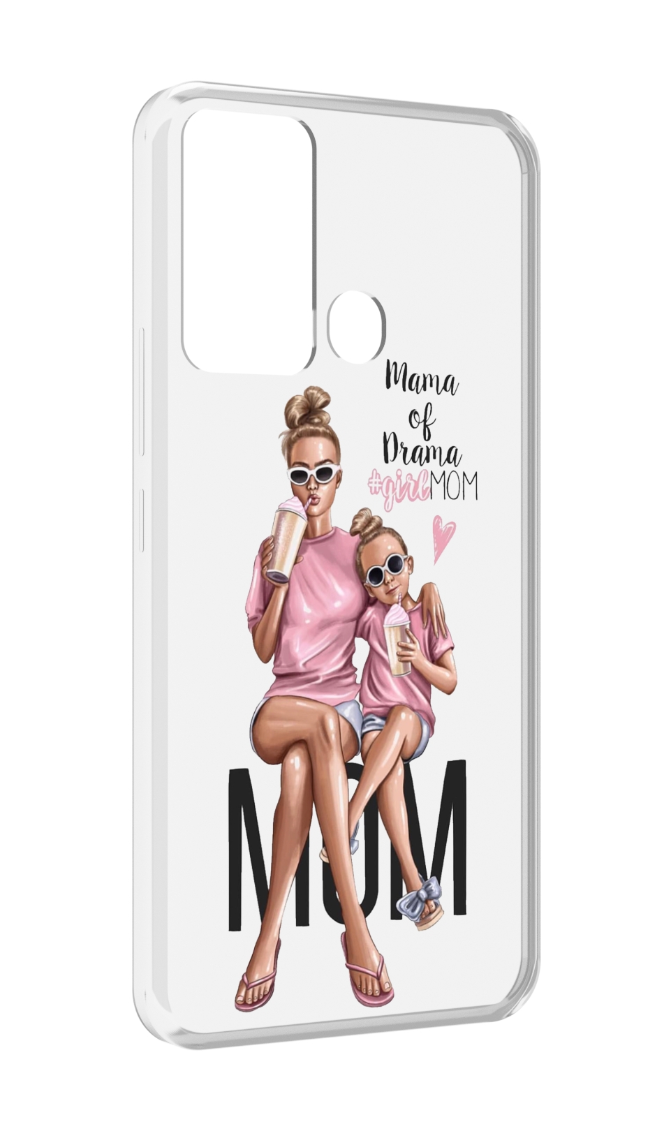 

Чехол MyPads Мама-мечты женский для Infinix Hot 12i, Прозрачный, Tocco