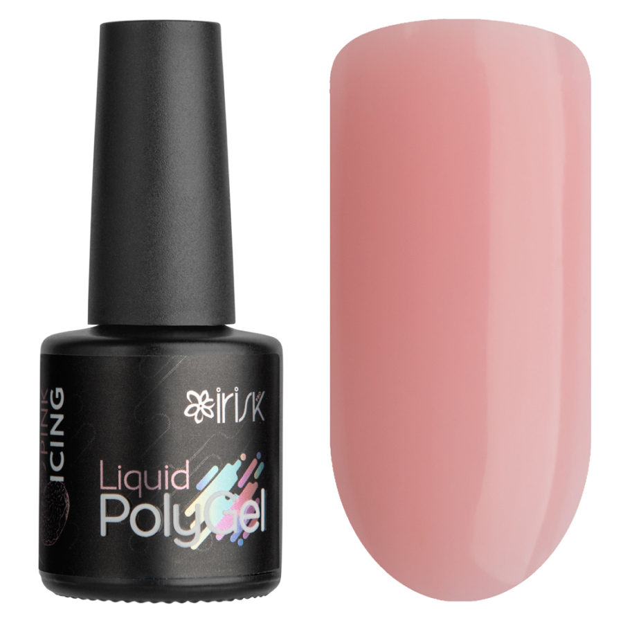 Жидкий полигель IRISK Liquid PolyGel, 10мл 04 Pink Icing жидкий полигель irisk liquid polygel cloud pink 10мл