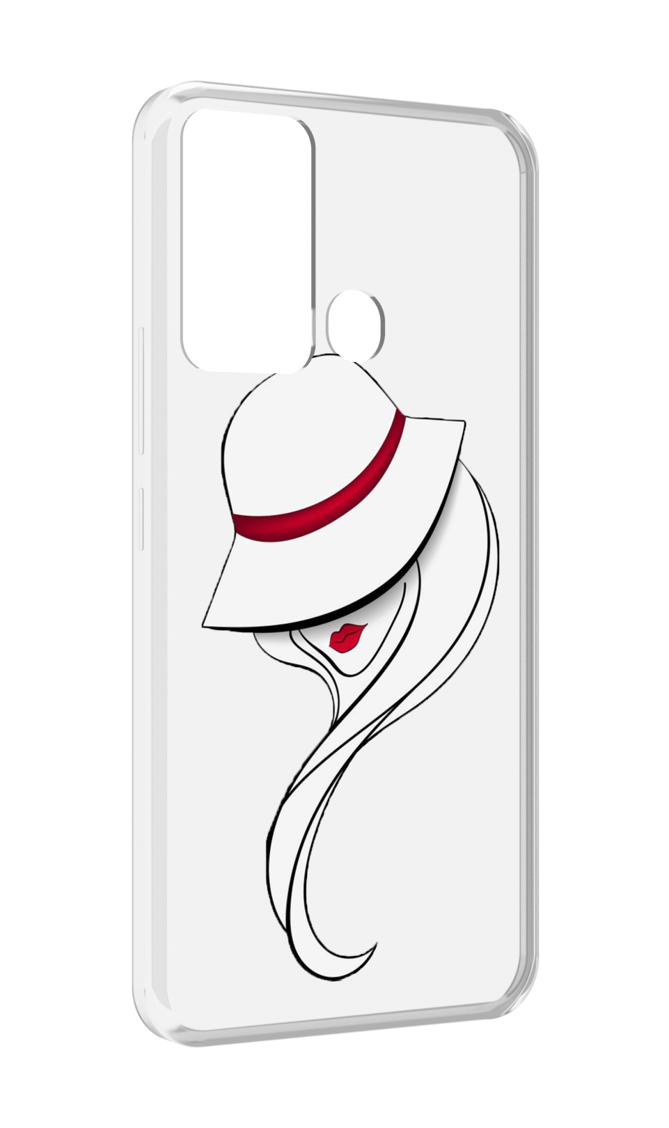 

Чехол MyPads Лого женский для Infinix Hot 12i, Прозрачный, Tocco