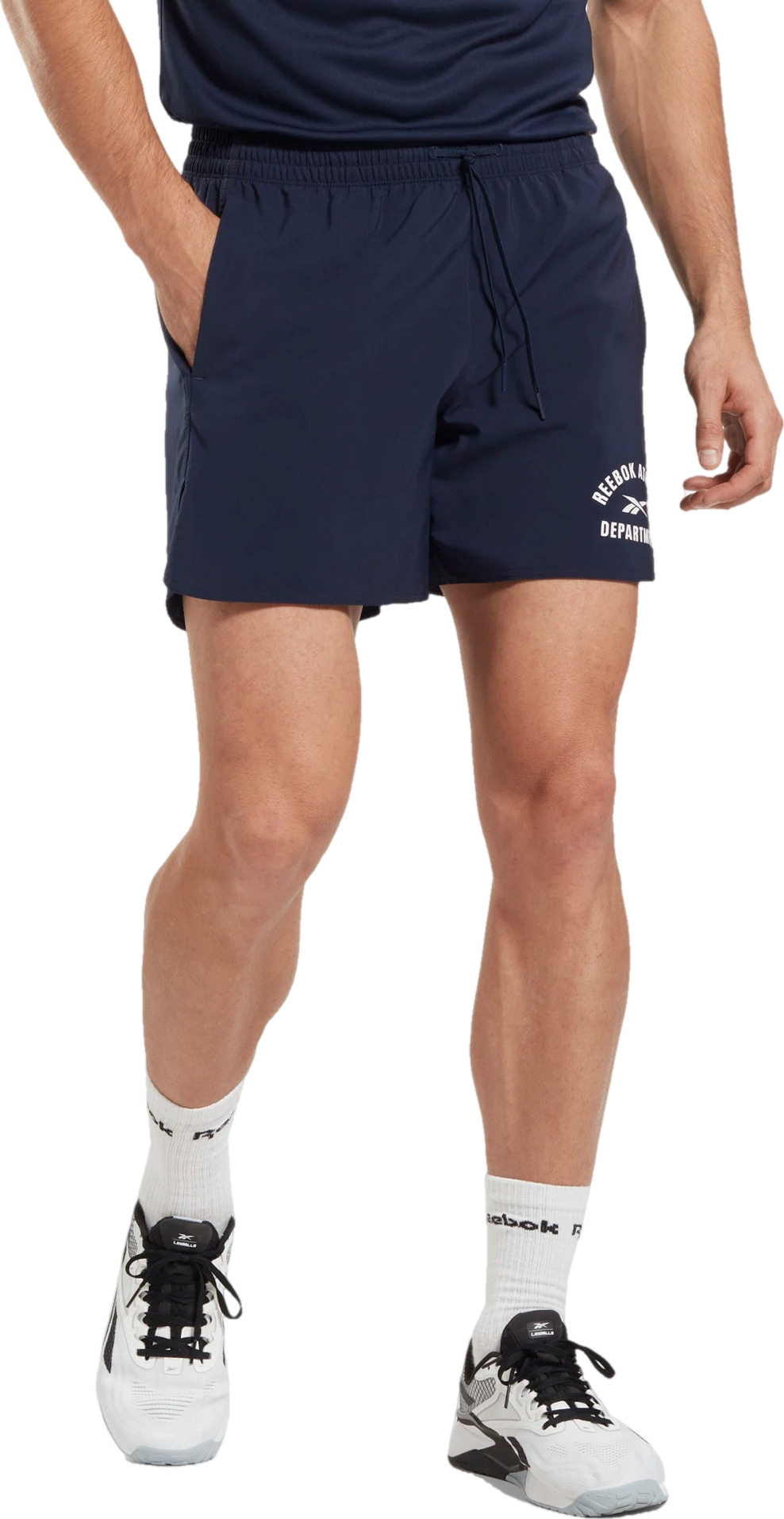 

Шорты мужские Reebok HT3704 синие XS/L, Синий, HT3704