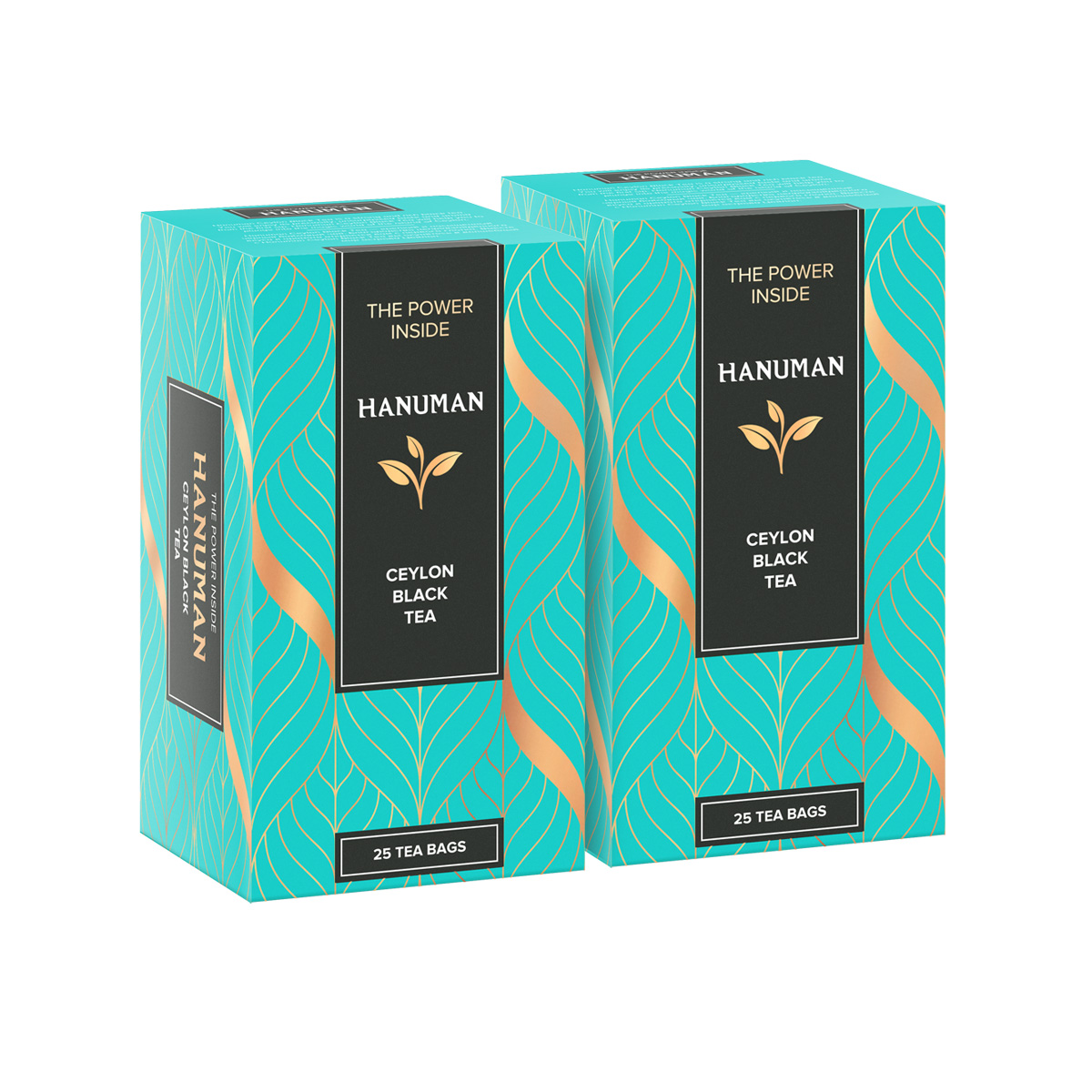 Чай черный цейлонcкий HANUMAN Ceylon Black Tea, 2 уп по 25 пакетиков