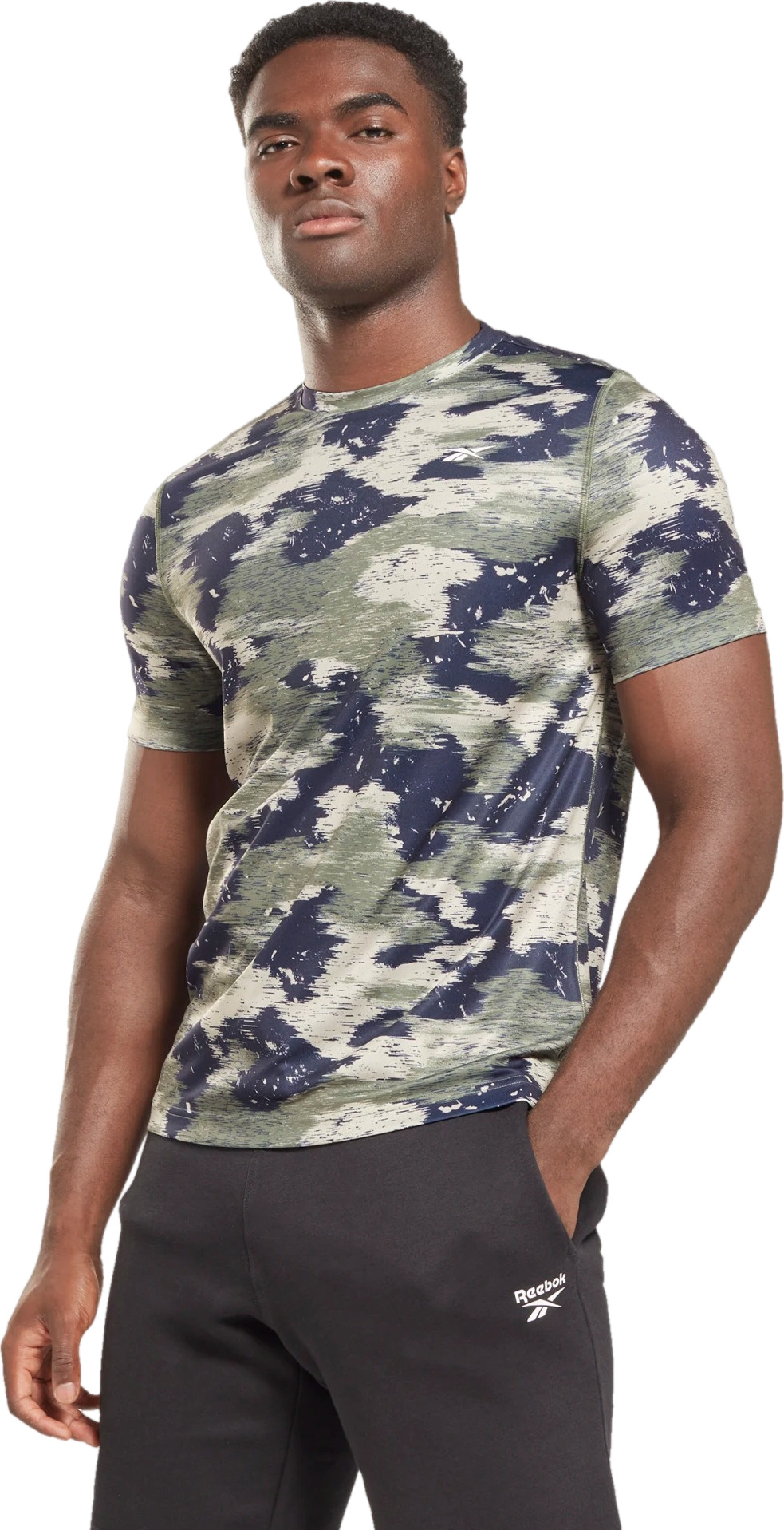 

Футболка мужская Reebok HS7758 зеленая L, HS7758