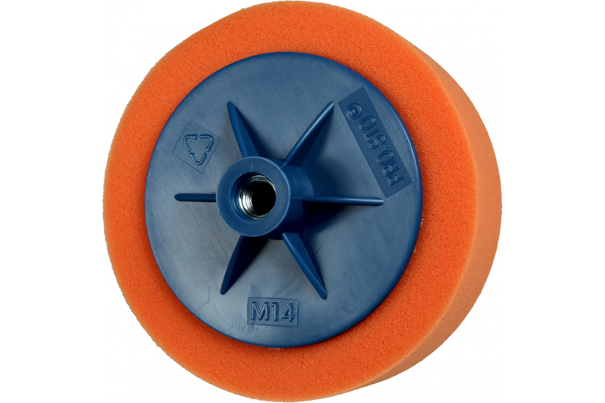 Диск полировальный PRO.STO на подложке М14 150x50мм Оранжевый/средней жесткости JH-004-6C диск полировальный pro sto на липучке 150x30мм оранжевый средней жесткости jh 007 6смо